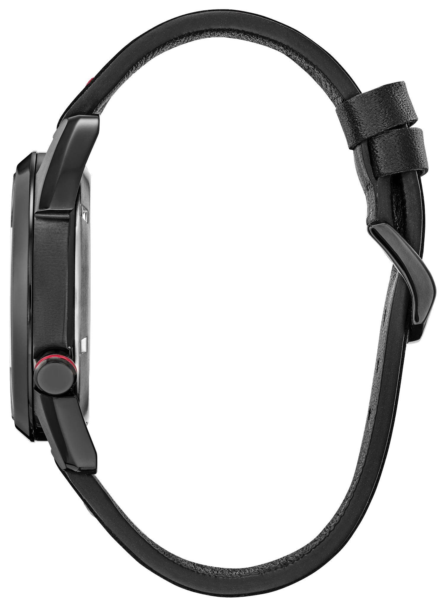 【OOO】 Miles Morales Black Dial Leather Strap AW1685-00W | CITIZEN